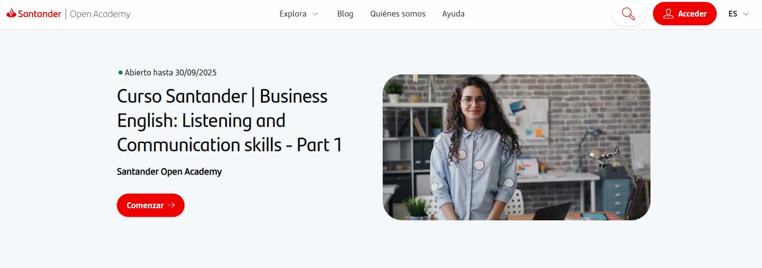 Curso gratuito Business English: Listening and Communication Skills