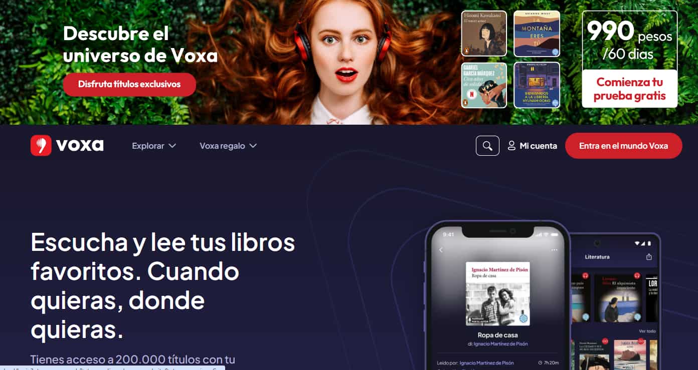 Voxa, la app rumana de audiolibros y ebooks, aterriza en Latinoamérica