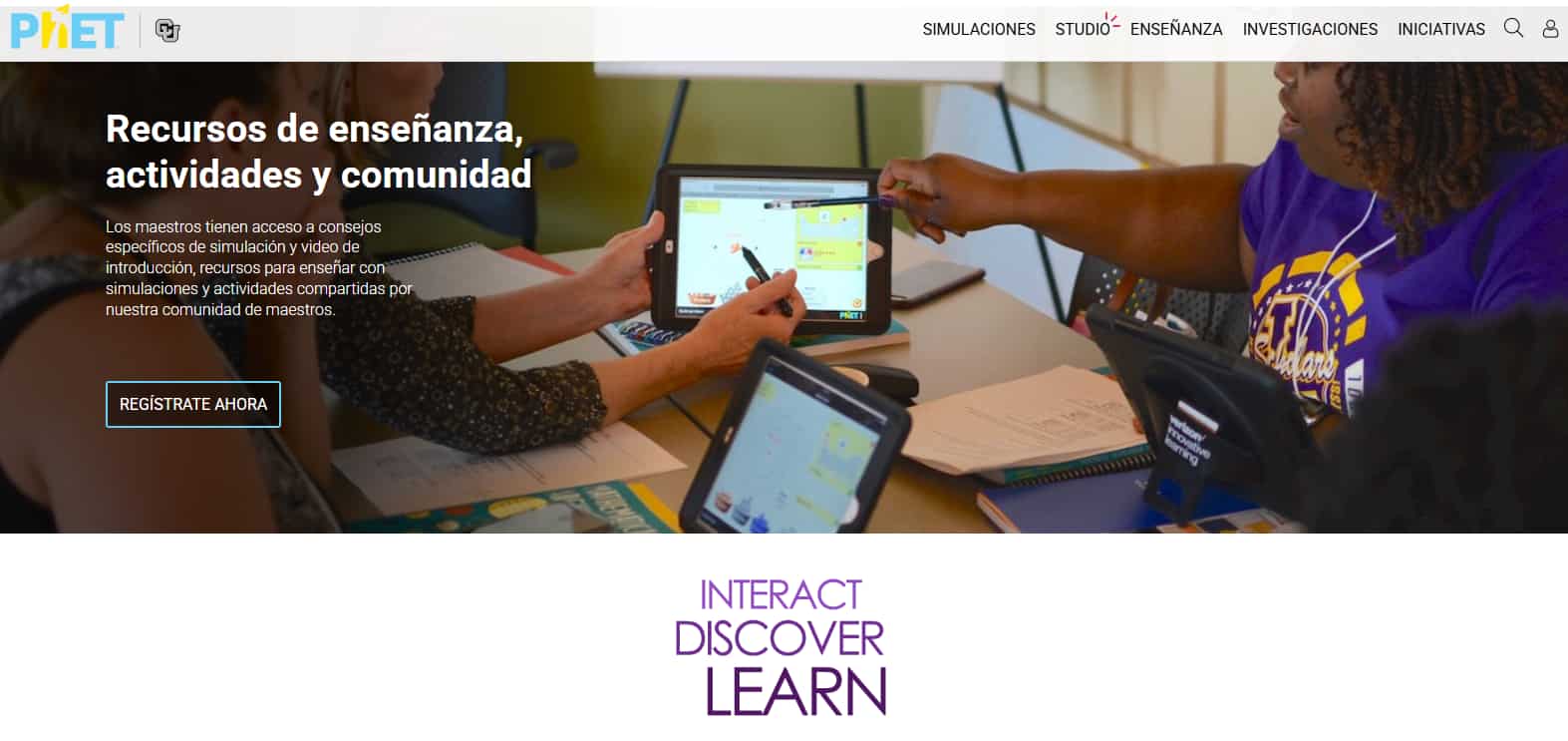 PhET: Simulaciones educativas interactivas y accesibles