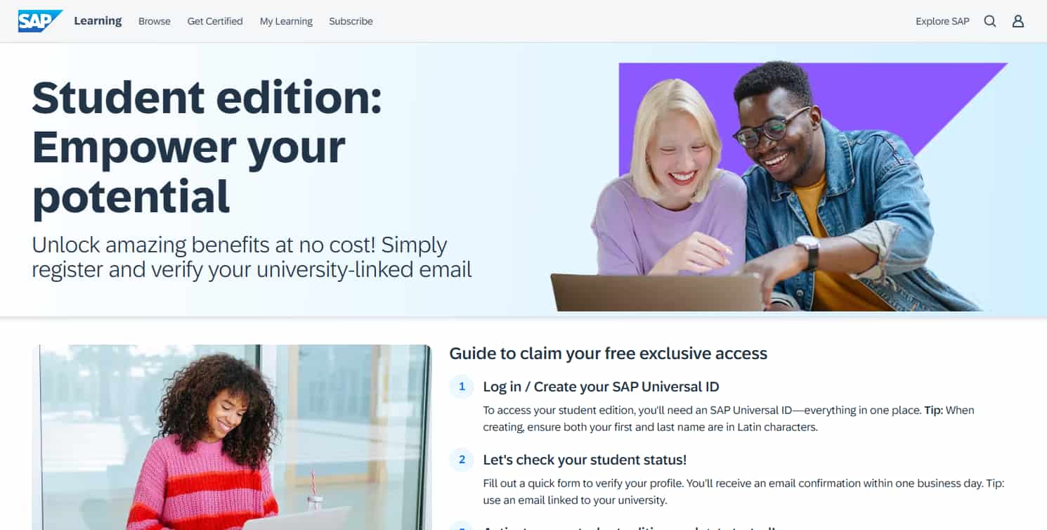 SAP lanza Learning Hub, Student Edition GRATIS: Una oportunidad única para estudiantes
