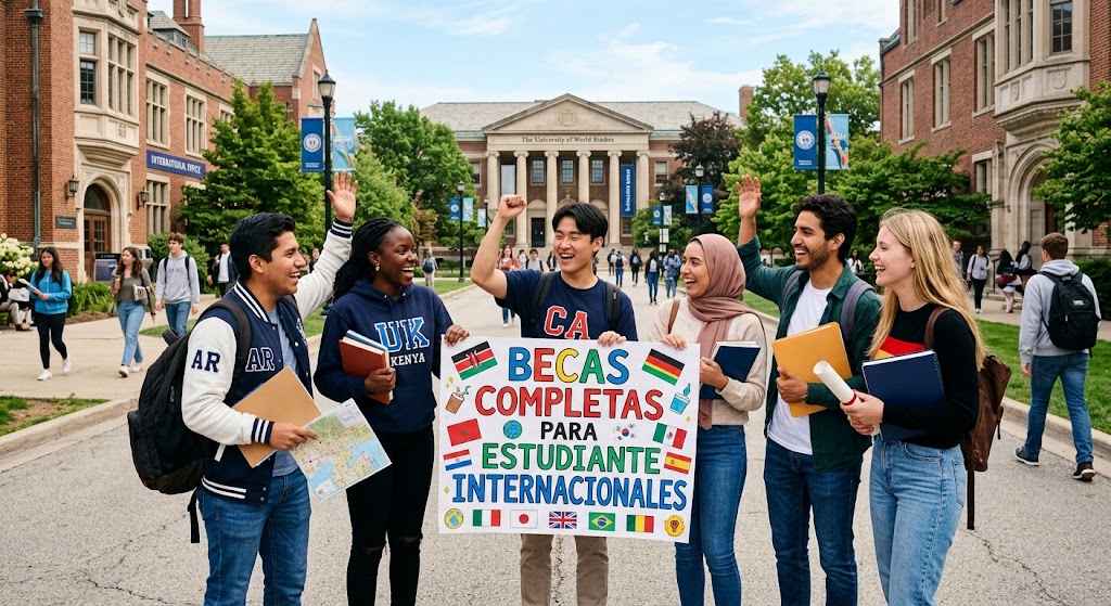Becas completas para estudiantes internacionales en 2027